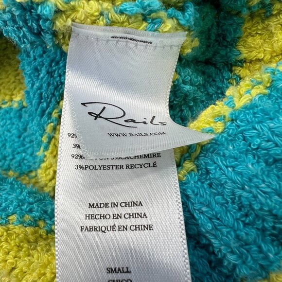 Rails Geneva Mixed Stripe Oversized Cardigan Sweater Size Small - Picture 6 of 9